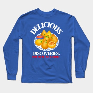 Food bloggers delicious discoveries Long Sleeve T-Shirt